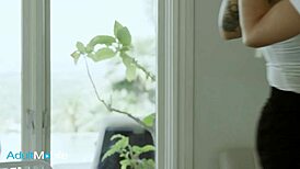 naughty blonde rory knox teases summer vixen sitting shaved pierced pussy on face