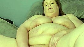 Becca Rips Clothes Strips BBW Tits and Pounds Pussy with Thick Dildo