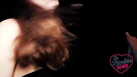 damn lola's such a naughty french slut taking two huge cocks