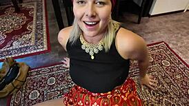 riding my beautiful arab stepmom's white ass doggystyle in homemade fun