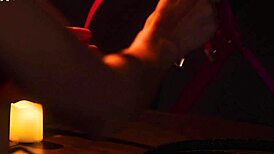 She'seducedme: Blonde Petite Wife Licks Dominatrix Wet Pussy in Lingerie