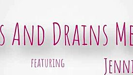 I pin him down as Jennifer White stepmom and drain his balls inside me