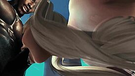 Mature Blonde Bimbo Takes Monster Big Black Cock Interracial Couple Pound