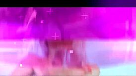 Blindfolded teen rides monster cock then takes face cum!