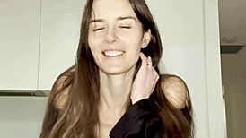 Milf Sucks Dildo Fucks Vibrator Orgasms Kitchen Chaos!