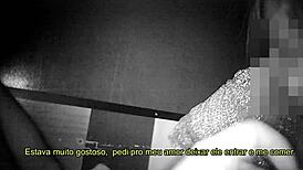 glory hole party my wife in miniskirt begs friend to enter and fuck her cabin 😏🍆