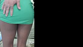 Interracial Amateur Sees Cute Girl Dancing Funk And Fucks Her Ass Cum Discreetly