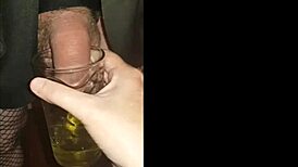 Blindfolded Crossdresser Swallows Girlfriend's Pee