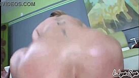 Sara Jay's rear drips cum after Julius Ceazher's doggy pounding