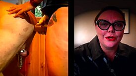 enter mistress april's dungeon for bound ebony strapon pain