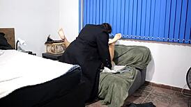 halloween wife cheats anal fucked by michael myers monster black cock