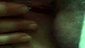 Wet pussy endures intense close-up pounding