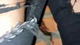 Stepsis Pays Bet After Party With Ripped Clothes Anal And Creampie Inside!