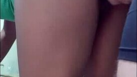 Interracial Amateur Sees Cute Girl Dancing Funk And Fucks Her Ass Cum Discreetly