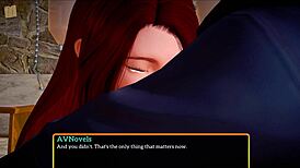 Redhead with big tits big ass plays naughty family game tease