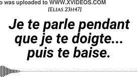 french man's slow teasing voice fingers moans hard instructions for women