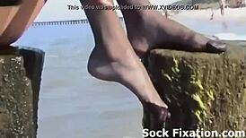 Cute Socks Feet Tease Lick Jerk Off Instructions Footjob Toes Worship