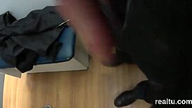 Wanna see perfect Czech teen ripped clothes and anal reamed in mall POV?