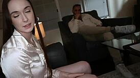 Cuck Hubby Watches Friend Deepthroat Fuck Wife Hazel Moore Raw