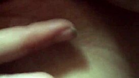 Wet pussy endures intense close-up pounding