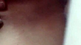 Wet pussy endures intense close-up pounding