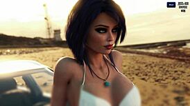 milfs explode in cumshots! 3d threesome doggystyle lick orgy gameplay