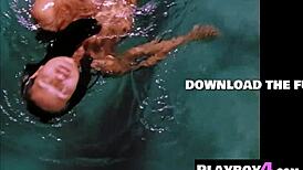 whoa morena corwin strips naked while tamara sky flaunts her latina booty