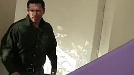 jessie can't resist riding and sucking her stepdad's cock till he explodes