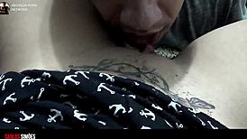 Watch Her Lick Suck That Juicy Pussy From Dressed Latina Fitness Babe