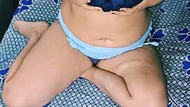 hey watch this hot indian girl press huge saggy tits finger hairy wet pussy closeup