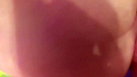 Vibrator shoved deep into tight ass for intense anal play rough thrusting builds to climax