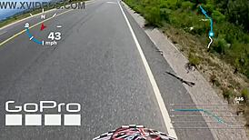 Blonde pornstar's bubble butt in thong panties teases big cock at beach yoga party