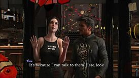 Brunette Takes Erotic Big Ass Leap Faith Game