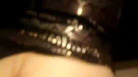 Whoa, check out my slut wife in elegant dress bending over to deliver her massive jiggling ass cheeks for deep doggystyle pounding!