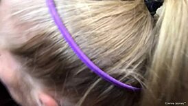 jenna jaymes drops to knees for hotel interracial deepthroat on big black cock 💦🍆