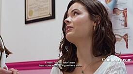 breast exam turns into breast orgasm for lexi luna and dharma jones cuntsway