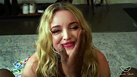 Natural PAWG Charlie Forde RIDES cock then squirts from DEEPTHROAT and ANAL