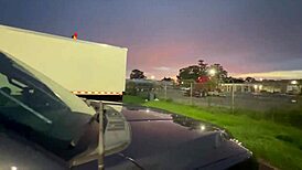 truck stop slut sucks my cock parking lot sloppy