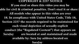 who wouldn't join sara jay masturbating her wet pussy at lunch?