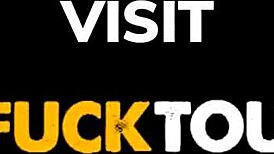 Tattooed bikini latina petite slut roughly sucks big cock before skinny pussy pounding