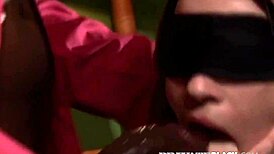 i'm dana dearmond riding that monster bbc blindfolded in lingerie