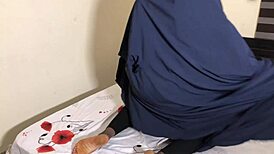 Muslim Pickup Girl Spreads Hairy Pussy Beaver for Big Black Cock Missionary!