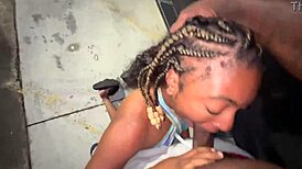 truck stop slut sucks my cock parking lot sloppy