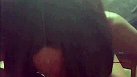 she skips cleaning to suck my cock deep instead