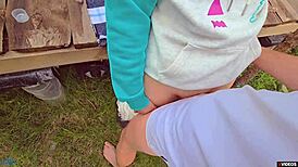 outdoor public milf creampie cumshot panties closeup compilation