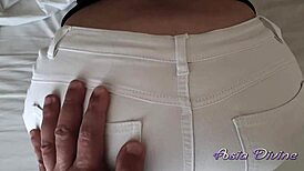 Neighbor Savagely Pounds Asia Divine's Wet Pussy Doggy While Husband Away