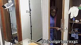 i sneak up on horny neighbor vera's pussy for a hard doggystyle banging session