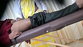 Dude, desi doctor sahiya jerks patient off good