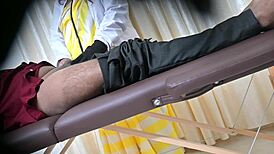 Dude, desi doctor sahiya jerks patient off good