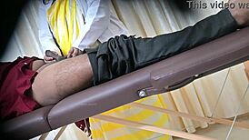 Dude, desi doctor sahiya jerks patient off good